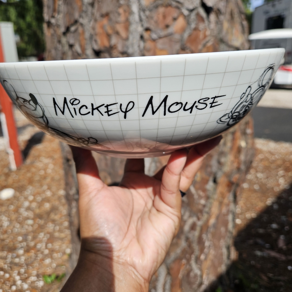 Disney sketch book large serving bowl